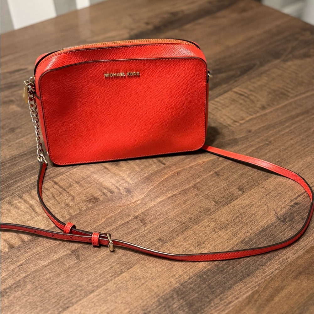 Michael Kors Red Crossbody Bag